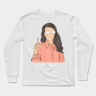 Confident woman Long Sleeve T-Shirt